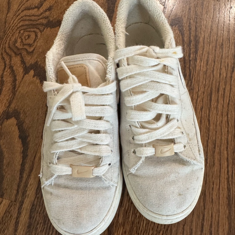 Nike Off-White Canvas Sneakers